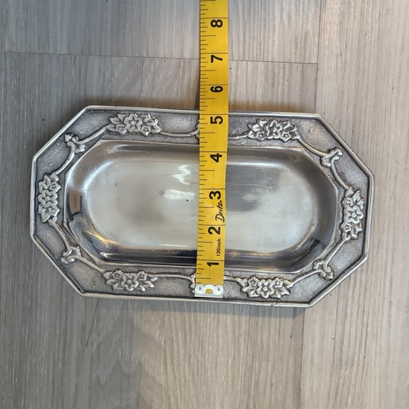 Vari Disenos by Ismael Valenzuela Romo Mexico Silver Metal Serving Tray - Picture 7 of 7